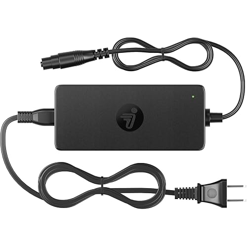 UL CE Certified 53.6V 3.9A Fast Charger Compatible with Segway Ninebot MAX G3, F3, F3 Pro, GT3, ZT3 Pro, Quick Charging Power Adapter for 48V Lithium Battery, Battery Power Supply Original Replacement