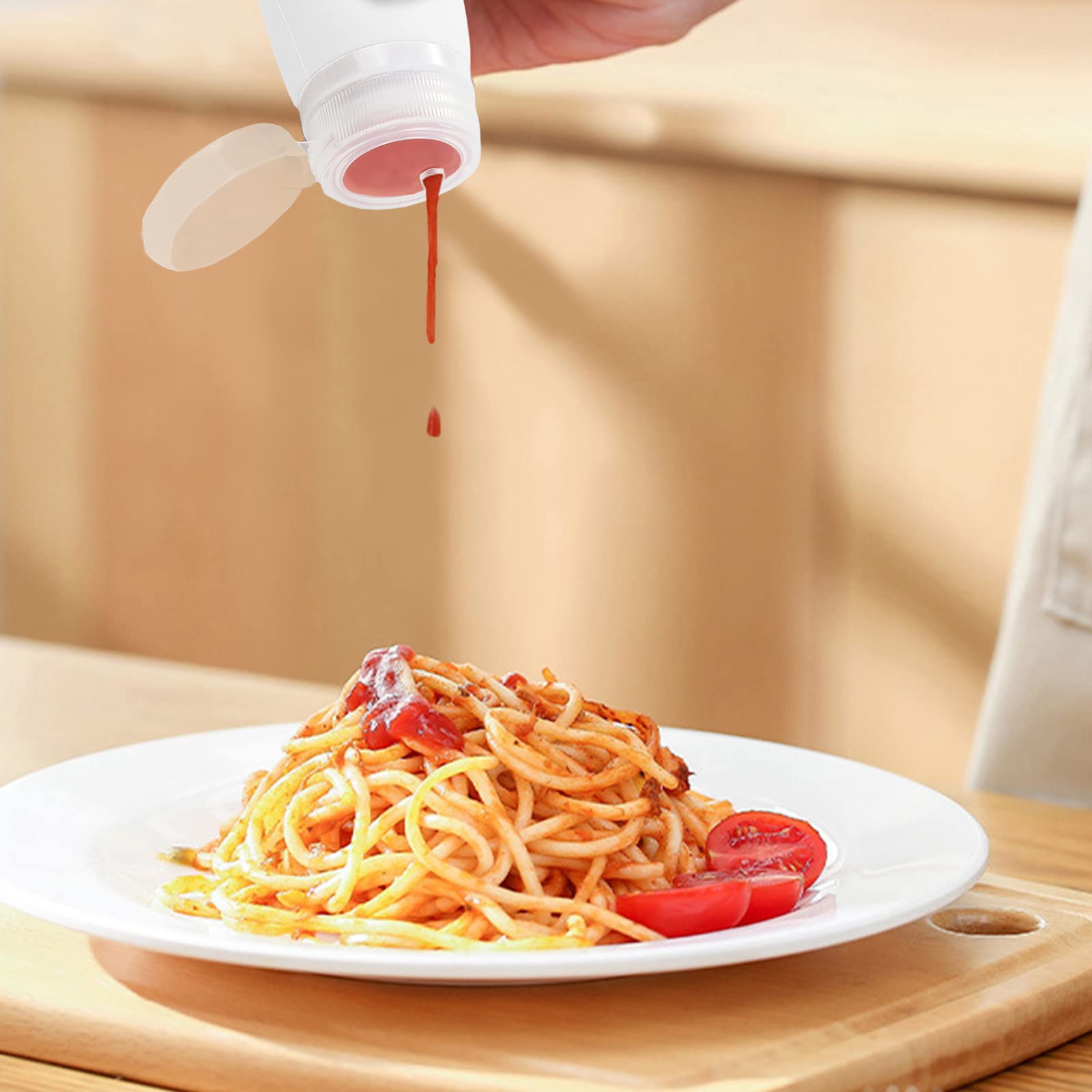 Amazon.co.jp: TACYKIBD 4個 スクイーズサラダドレッシングボトル