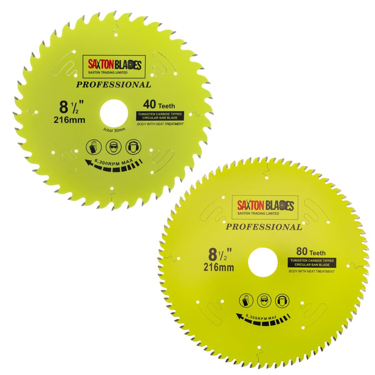 Saxton TCT216MXAPRO - Lama circolare TCT professionale, 216 mm, confezione A