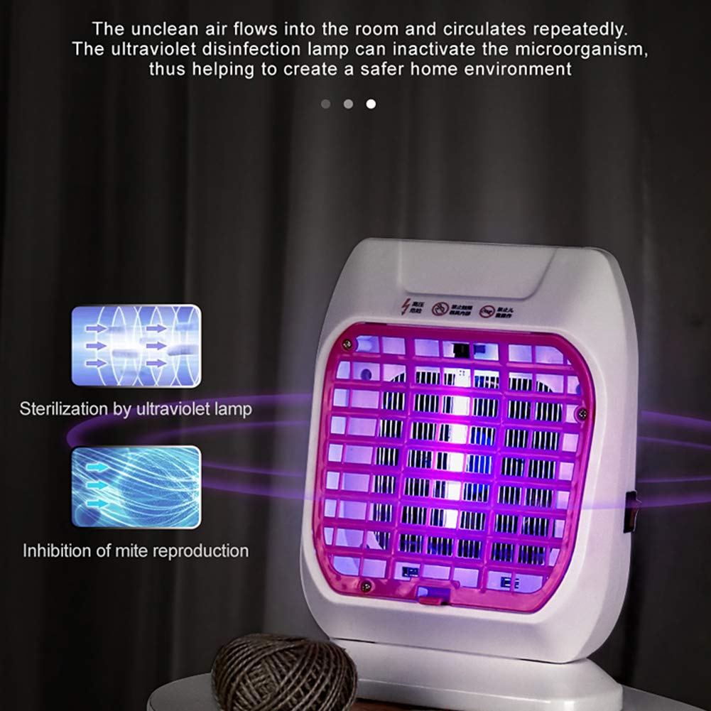 Lámpara desinfectante UV, filtro purificador de aire UVC portátil, luz de esterilización ultravioleta USB para hogar, cocina, gabinete de baño,Azul