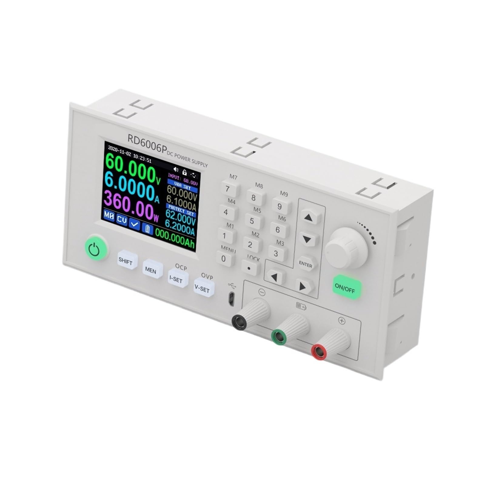 BFSYDLUJ RD6006P RD6006PW 5 digit USB DC DC Voltage current Step down bench Power Supply buck converter 60V 6A(RD6006P S400)
