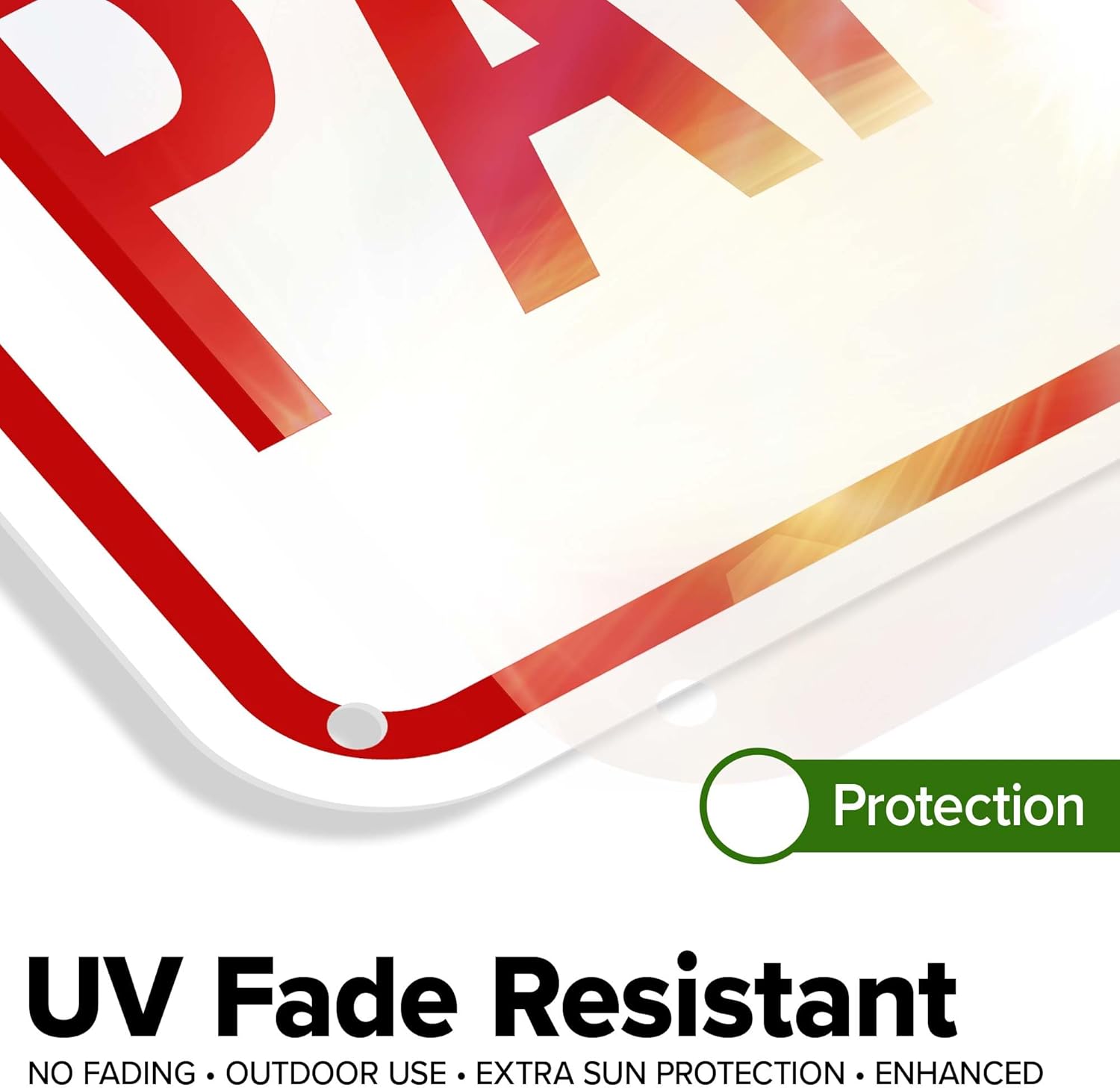 No Rv Parking Sign, 18x24 Inches, 55 mil thick HDPS (high density polystyrene), Made in USA by My Sign Center