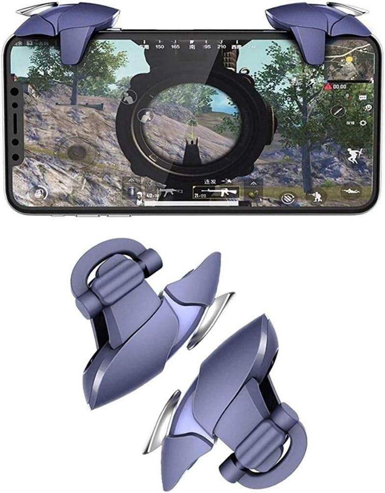 Gadgets Appliances Mobile Controller Joystick Aim Button Tactile for iPhone & Android Smart Phone PUBG/Call of Duty/Fortnite/Rules of Survival Game Pad Shoulders Triggers L1 R1 for Smartphone (1 Pair)