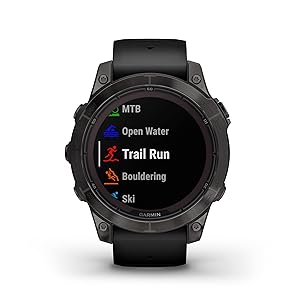 Garmin fnix 7 Pro Sapphire Solar, Multisport GPS Smartwatch, Built-in Flashlight, Solar Charging Capability, Black