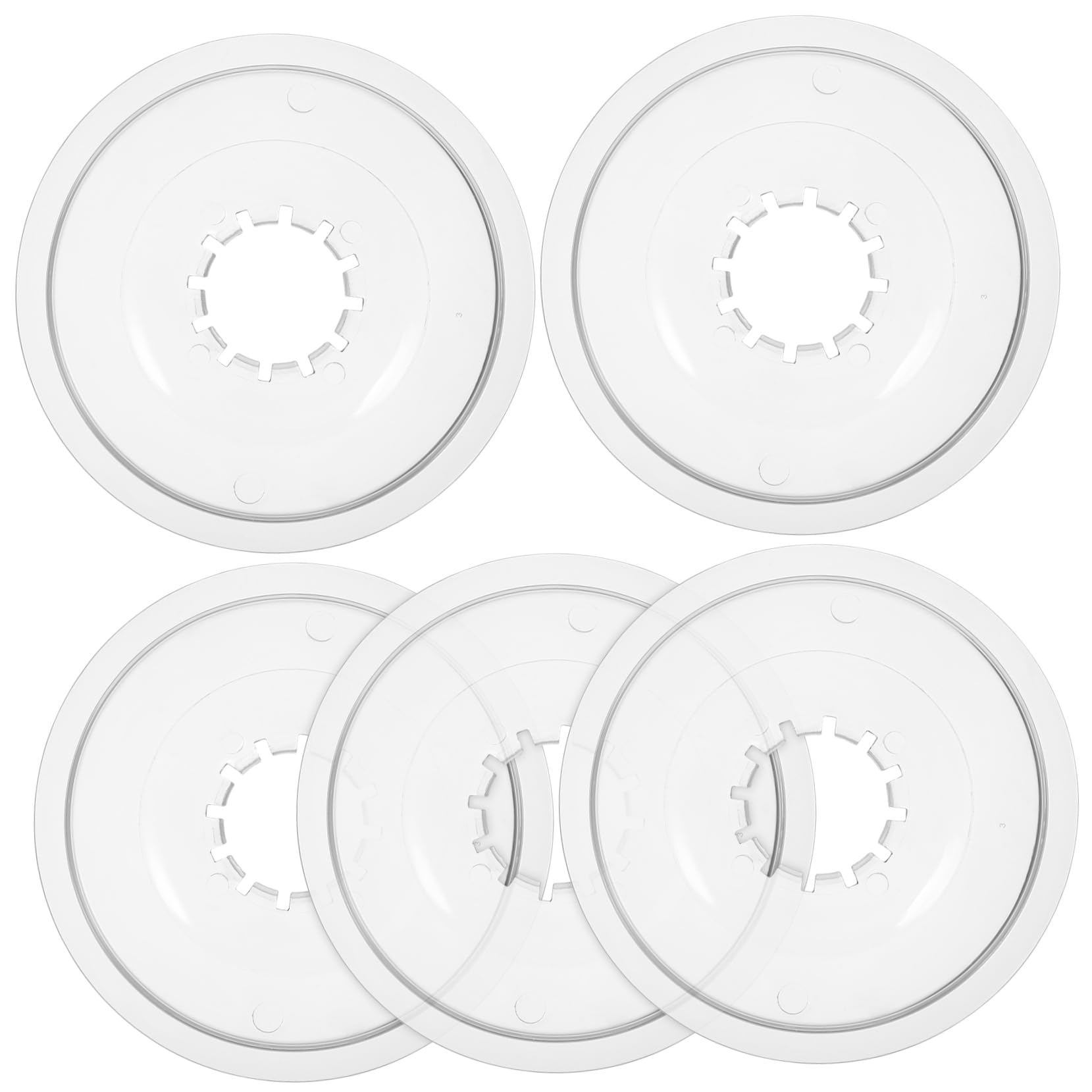 Mikikit Bike Flywheels Protective Cover 5pcs Plastic Guard Chain Guard Hub for Mountain Bikes