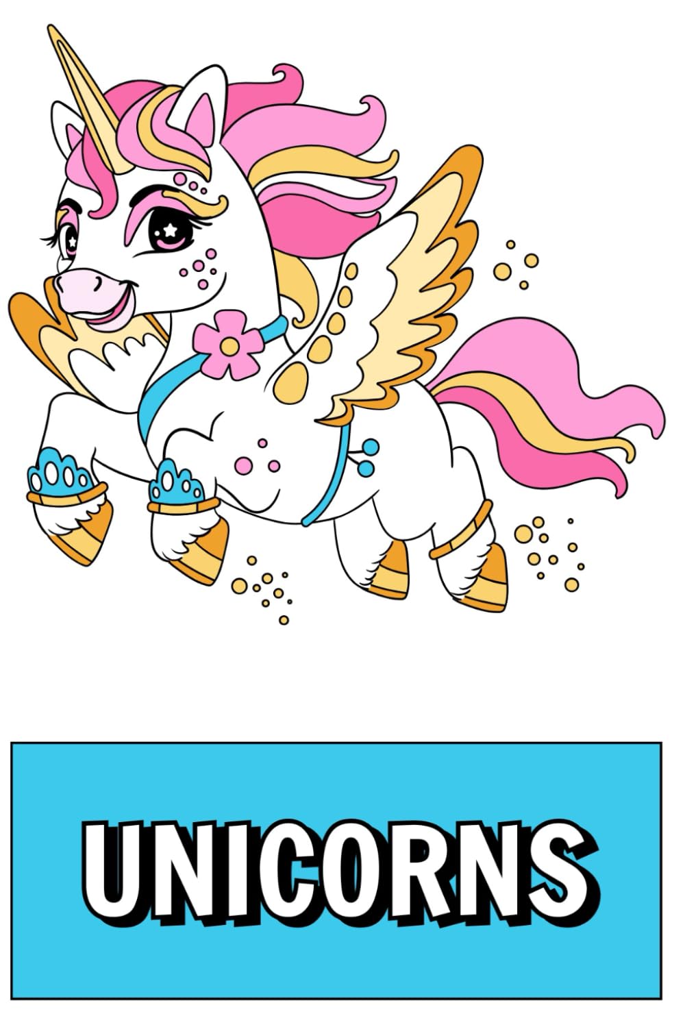 Kids Unicorn Colouring book + bonus affirmation section