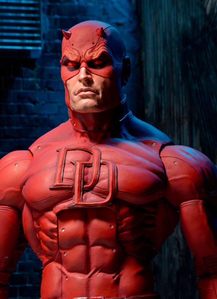 NECA - Marvel - 1/4 Scale Action Figure,204 months to 999 months - Daredevil
