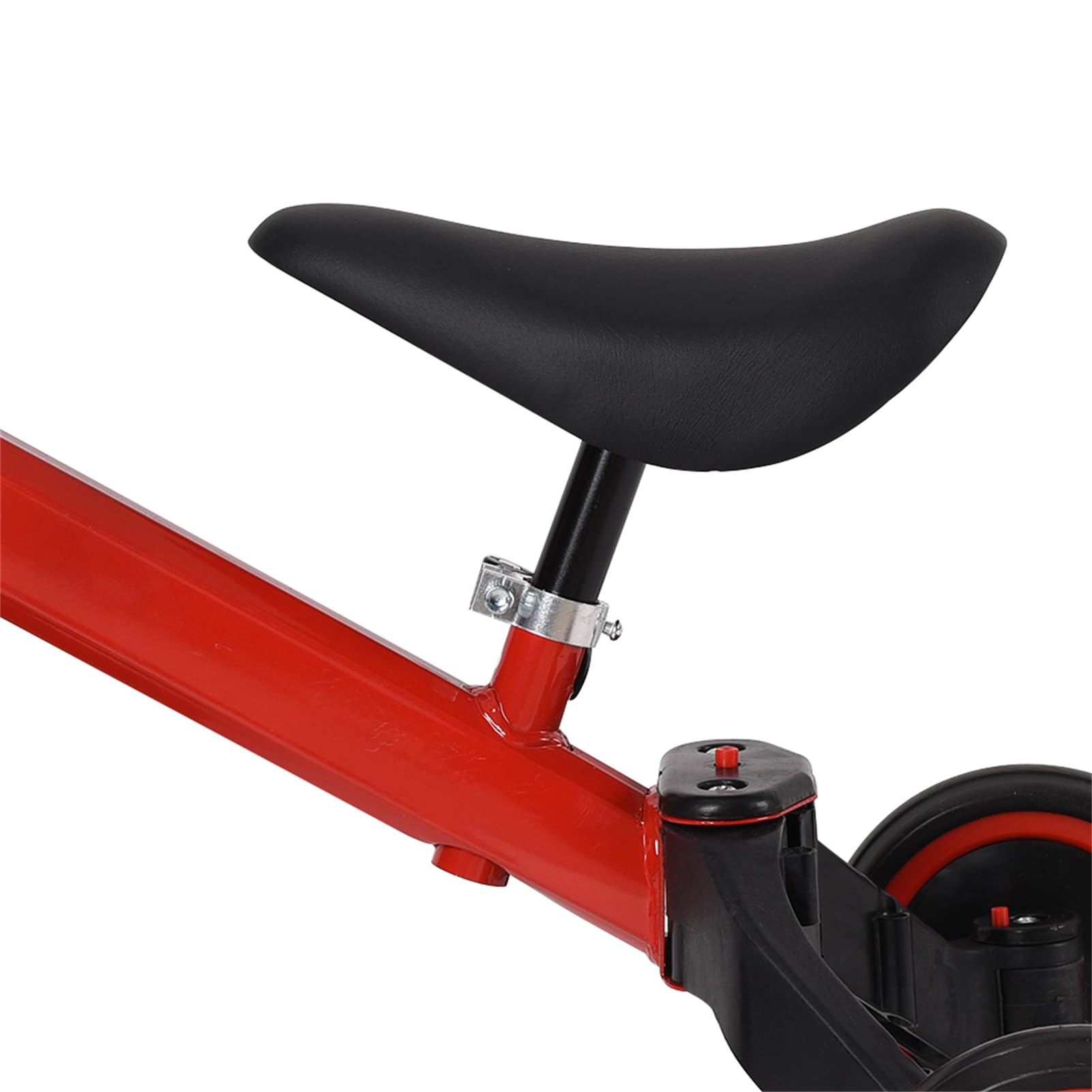 Homewell Triciclo bambino evolutivo, Kinderkraft Velo Triciclo 2 in 1, con funzione Draisienne e Ride, regalo Bebe 1-5 anni senza freni, 04, rosso)