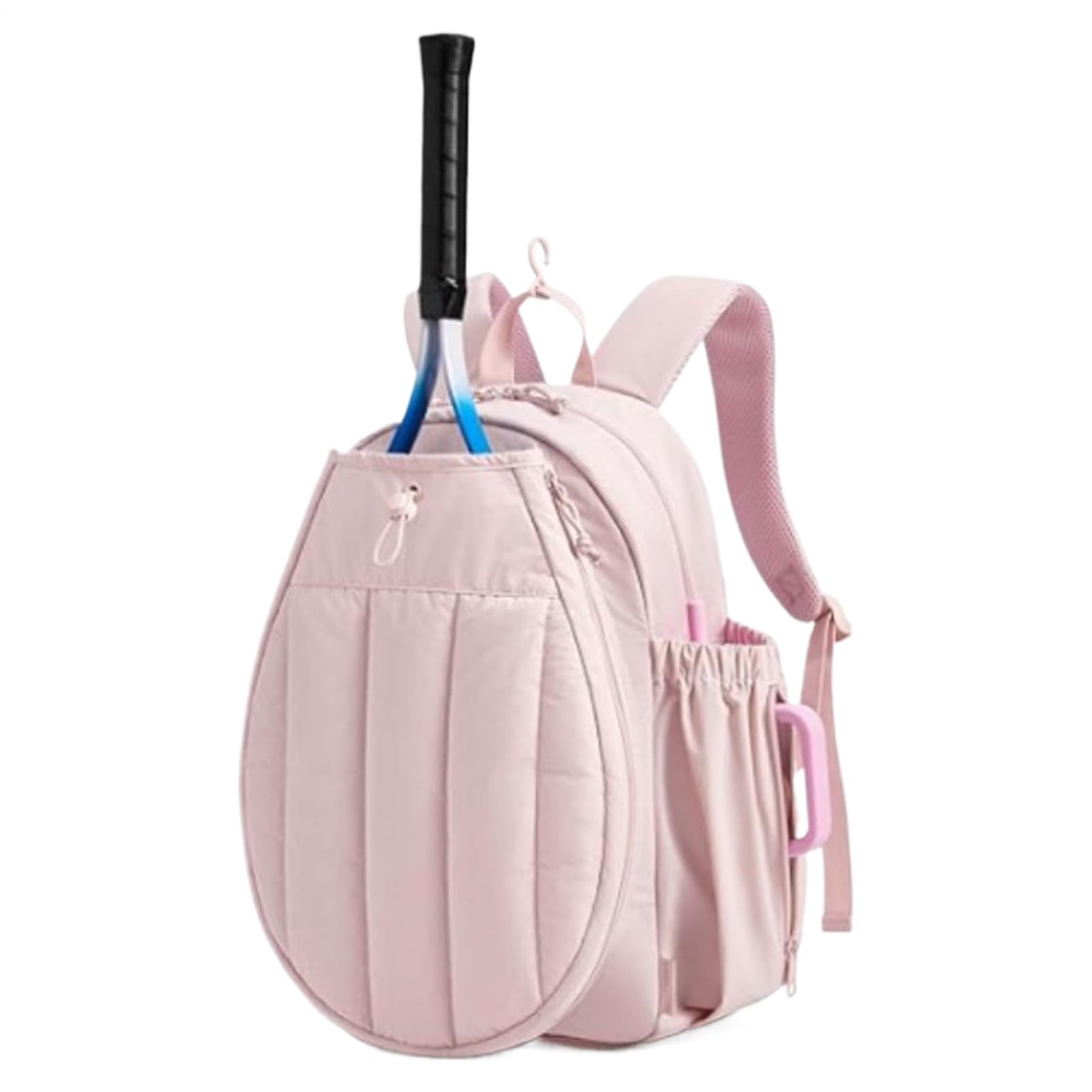 Plecak na rakiety tenisowe, z warstwą kontroli temperatury, 32 x 23,1 x 45,5 cm, damski plecak fitness, torba na sprzęt sportowy, lekki materiał, na sprzęt motyki, badminton, siłownię, trening fitness