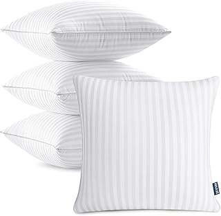 MIULEE 18x18 Pillow Inserts, Firm and Fluffy Decorative Throw Pillows fo...