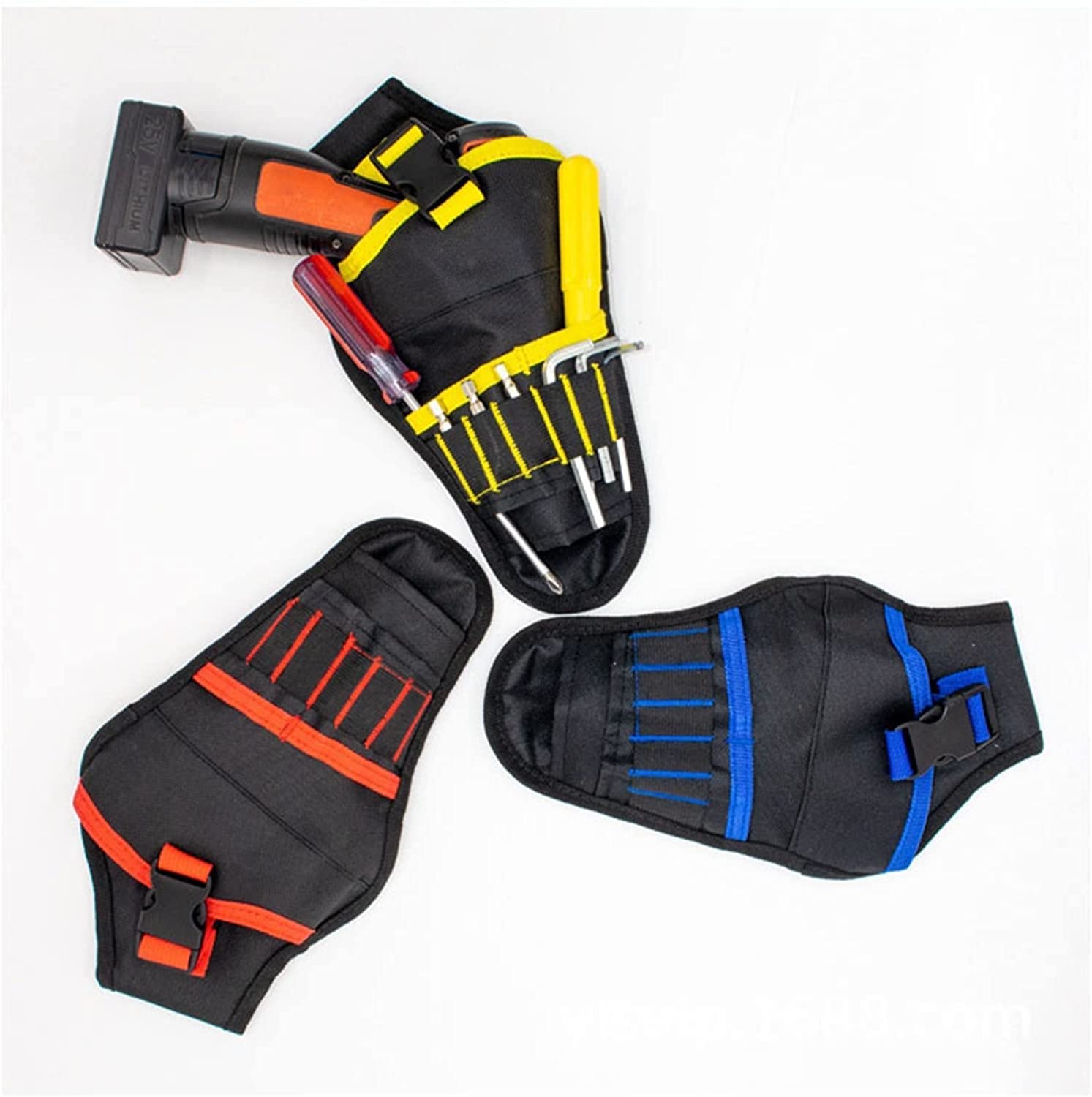 Portable Heavy Duty Drill Holster Sac à outils pour électricien Perceuse Mandrin Poche de rangement pour perceuse sans fil Sac à outils professionnel Le stockage des outils est pratique pour le trav