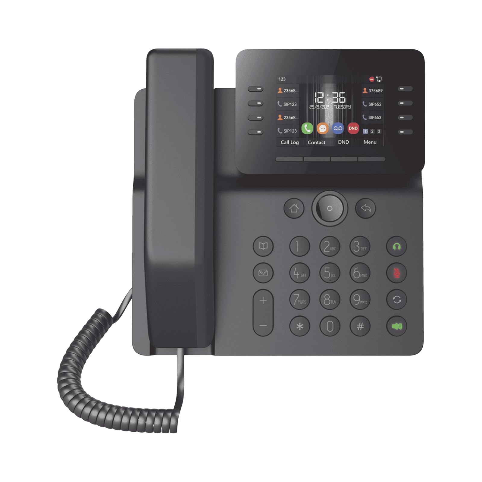 Fanvil V64 Prime Business Phone 12 SIP Lines HD Voice PoE and Dual Gigabit Ports