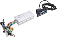 BuyWeek 48V 500W Elektromos Kerékpár Vezérlő Szinusz Hullám LCD Kijelzővel 7