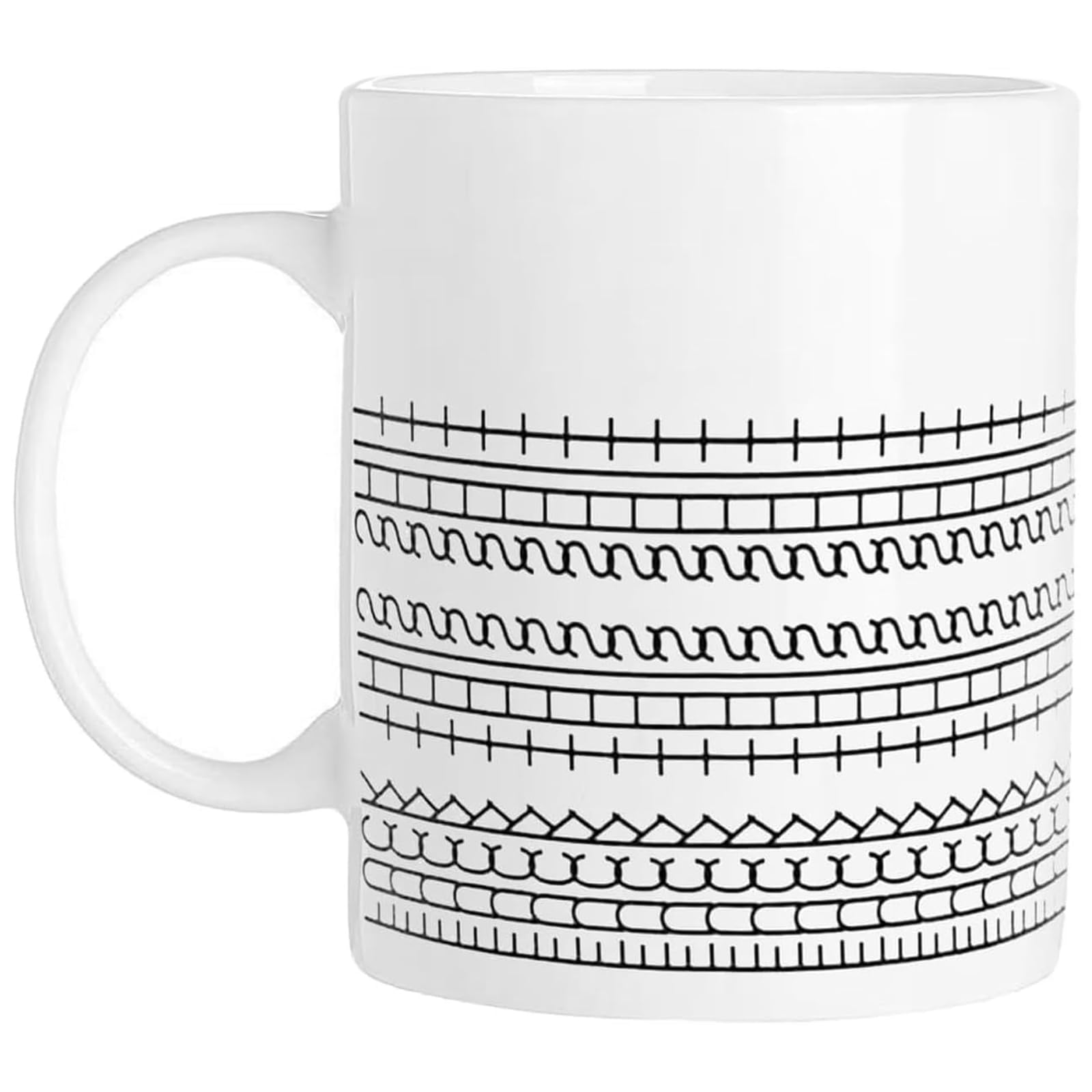 TFAOYS Concealed Message Coffee Cup Handcraft Mug Unique Humorous Drinking Cup Milk for Lover Enduring Concealed Message