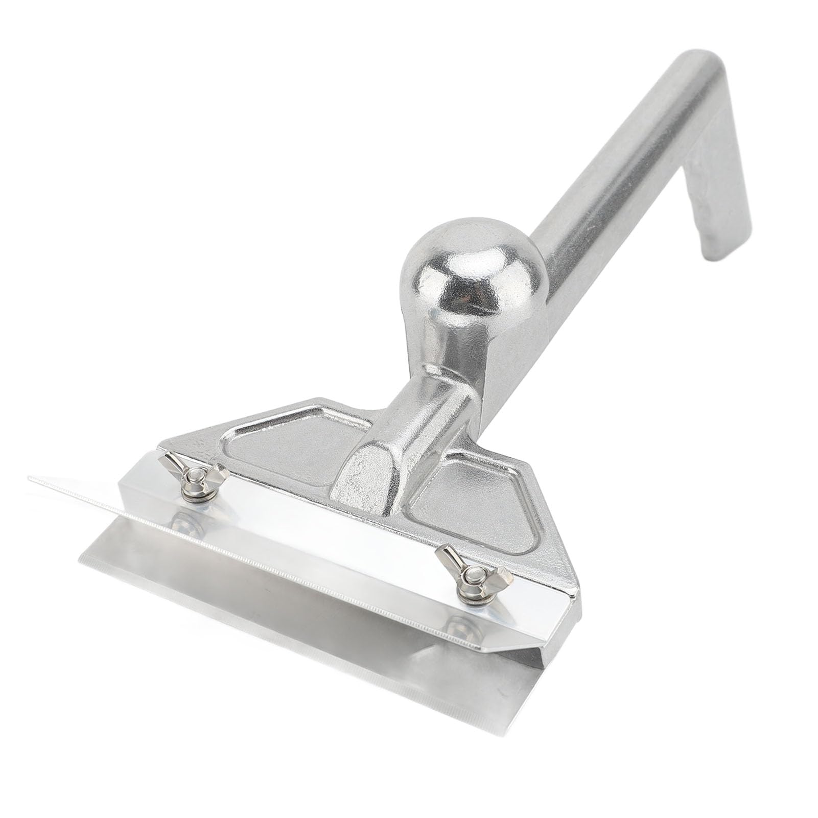 Kadimendium Grattoir de Gril à Dessus Plat Durable pour Un Nettoyage Difficile, Parfait pour Les Camions de Nourriture, Aluminium