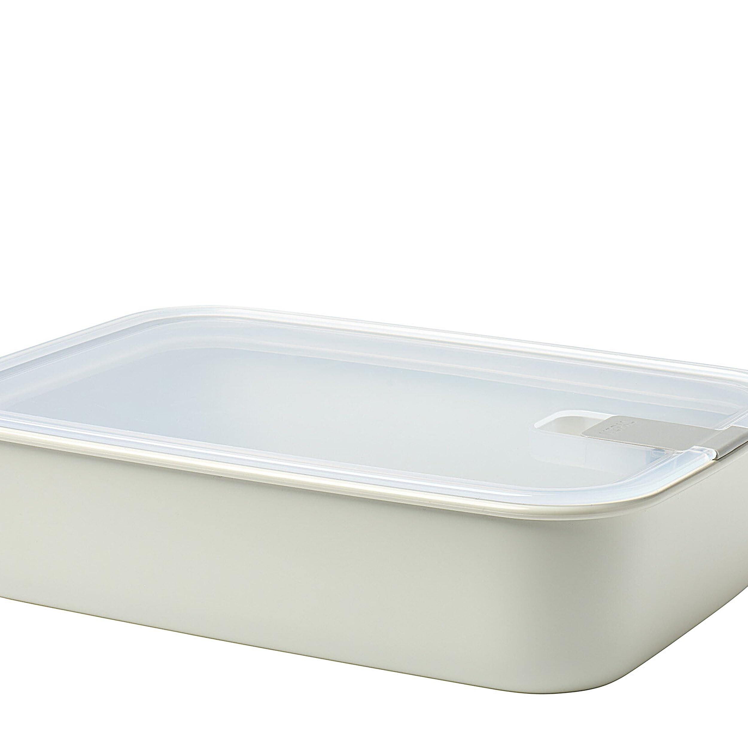 Mepal Nordic White – Food Container Easyclip – Food Containers With Lids - Clip Closure - Suitable For The Microwave, Steam Oven, Refrigerator & Freezer - Airtight & Leakproof - 2250 Ml