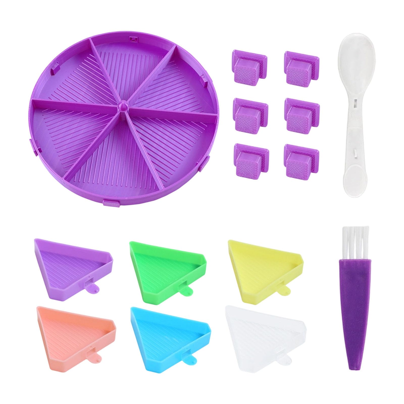 PANFHGFG Multifunctional Beads Art Round Tray Set Polylactic Acid Efficient Sifting Designs Easy to Cleaning for Enthusiasts Drill Sifter