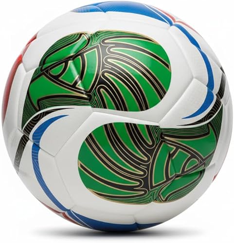 Miniatura 2 de Balón de fútbol de tamaño oficial de la Copa del Mundo 2026, talla 5, fútbol profesional para entrenamiento y partido, piel sintética duradera con