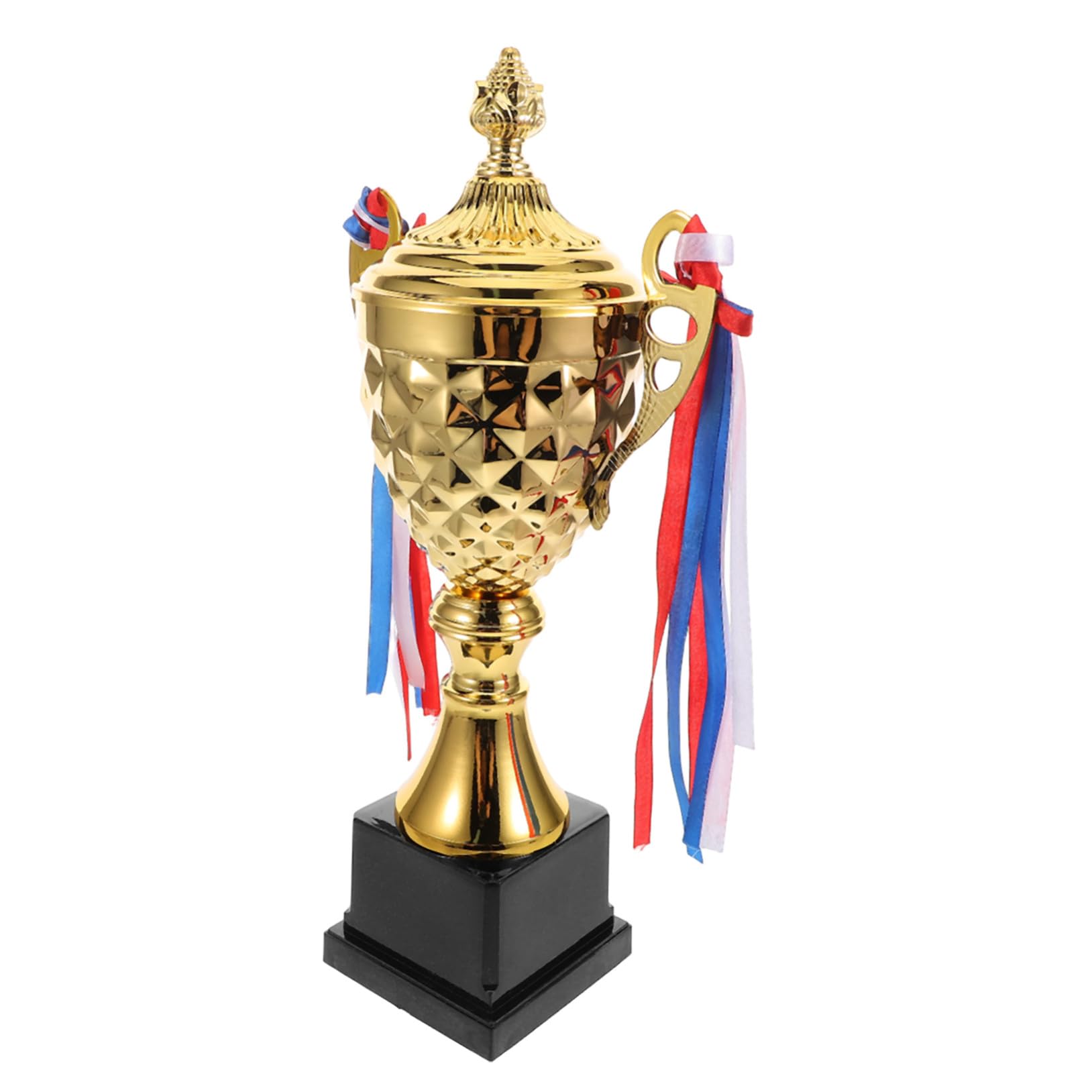BESTonZON Trofeo De Competición De Metal Copa De Trofeo Grande para Baloncesto Fútbol y Gimnasia para Torneos y Fiestas Deportivas