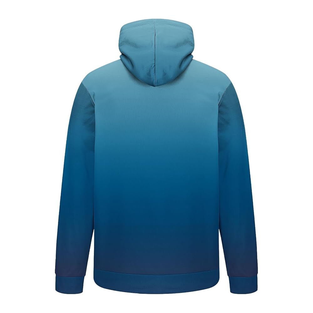 トップス SEA Ombre Hooded Sweatshirt Amazon.com: Mens Ombre Color Hoodies Trendy Big and Tall