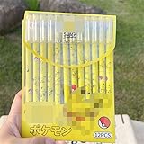 Cartoon Anime Gel Pen 12Pcs Kawaii Pens Black 0.5mm Ballpoint Writing Pen Box Bags Gifts for Student Office School Stationery Supplies Set Pencils Party Favors