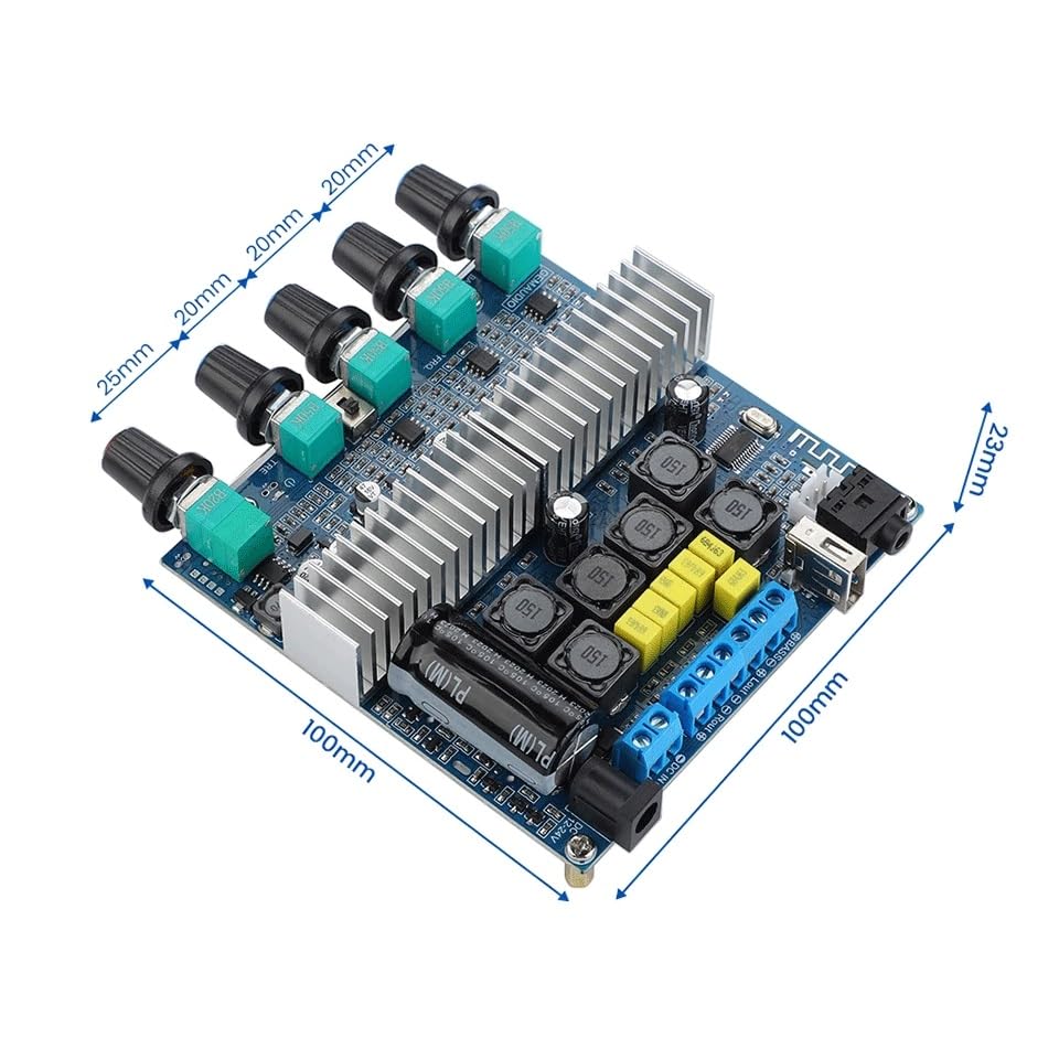 Subwoofer Amplifier Audio Board 2.1 HiFi Amplificador DAC 5.0 Power Amplifiers