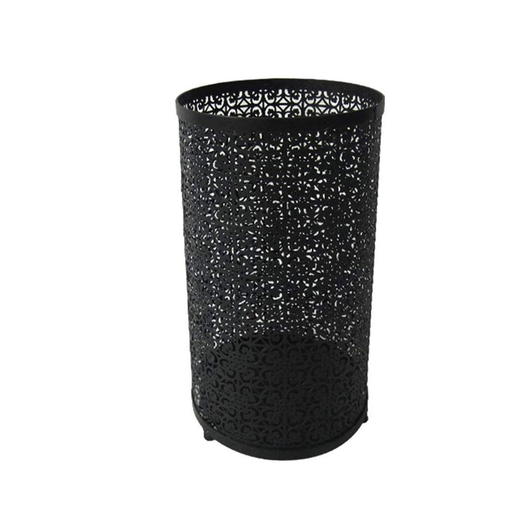 XDLEDMKIZ Black Umbrella Stand Home Living Room Umbrella Tube Commercial Umbrella Stand Hotel Lobby Entrance Umbrella Bucket