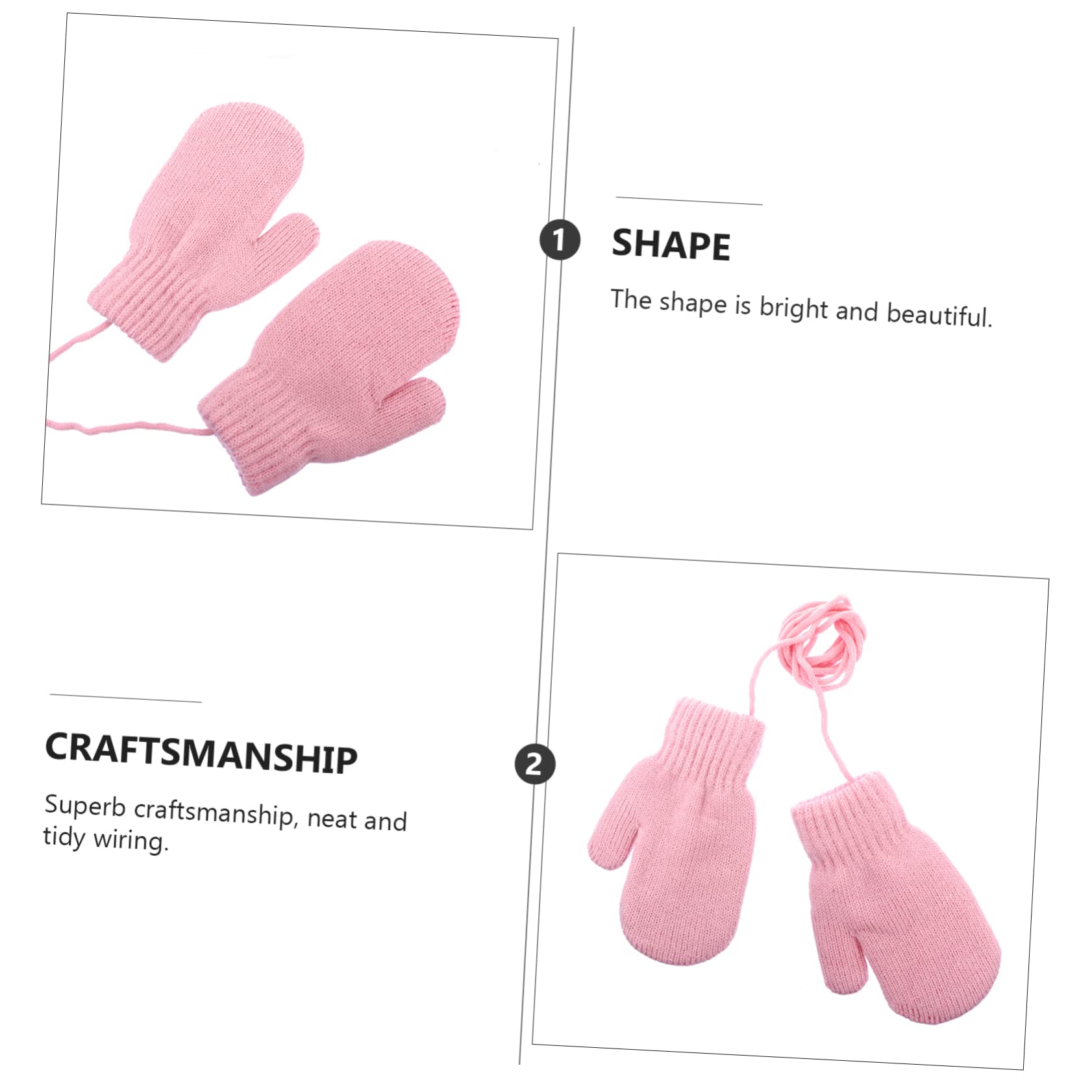 Didiseaon Fleece Warm Gloves Boys and Girls Mittens Winter Mittens Warm Gloves Toddler