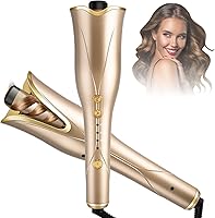 Vista 1 de Nityrliv - Rizador de pelo, rizador automático, rotación automática, varita rizadora de aspecto ondulado, herramientas rizadoras de cabello rizado