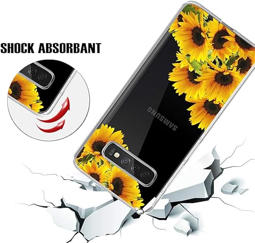 Miniatura 7 de Funda para Galaxy S10 Plus, para Samsung S10 Plus para niñas, lindo claro delgado patrón a prueba de golpes suave TPU trasero teléfono cubierta