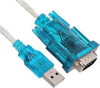 G-Power C Usb To Rs232 Serial 9Pin Rs-232 Db9 Com Port Convertor Cable Adapter 4 Pda Gps - Blue