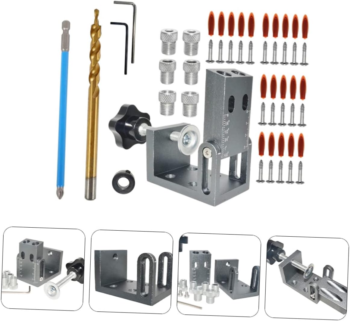 ARTIBETTER 1set Drilling Tool for Woodworking Inclined Positioning Guide Accurate Scale for Quick and Efficient Drilling of Panels