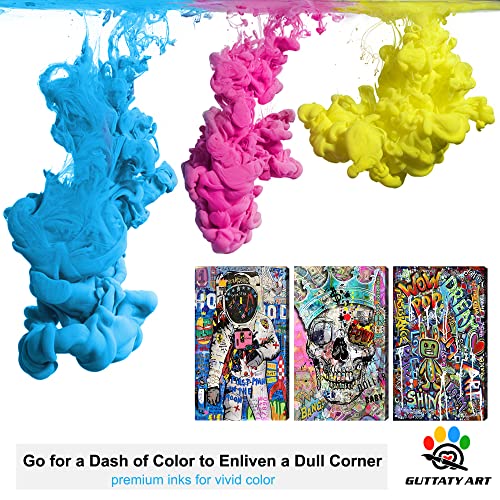 3 Pieces Graffiti Canvas Wall Art, Cool Graffiti Street Art Poster, Modern Street Graffiti Framed Art Canvas, Pop Skull Grafitti Wall Art Painting For Living Room 72X36 Inches #TOP3