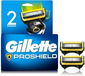 Gillette Carga Para Aparelho De Barbear Fusion Proshield 2 Unidades