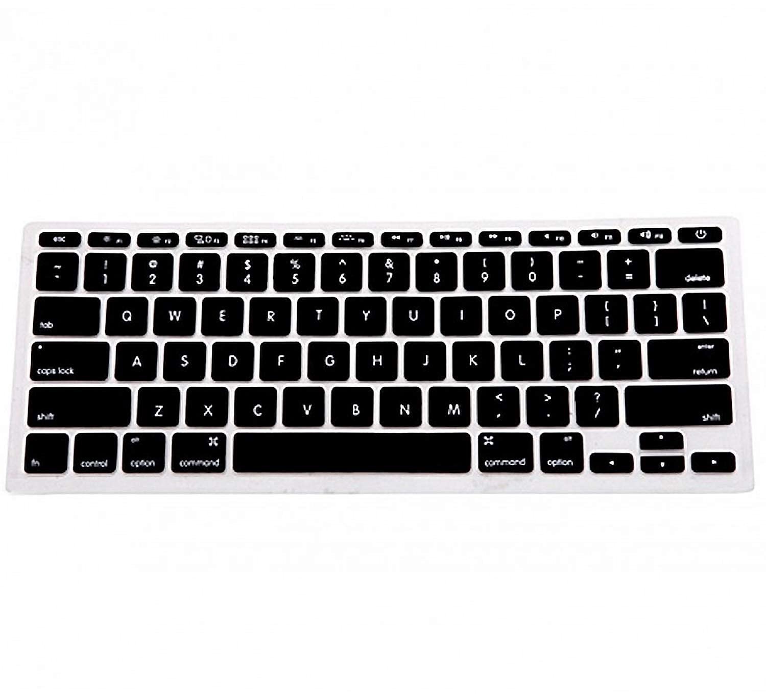 Brain Freezer Premium Ultra Thin Keyboard Cover Protector for MacBook Air 13" A2179, A2337 M1 Chip (Year 2020+) (Black)