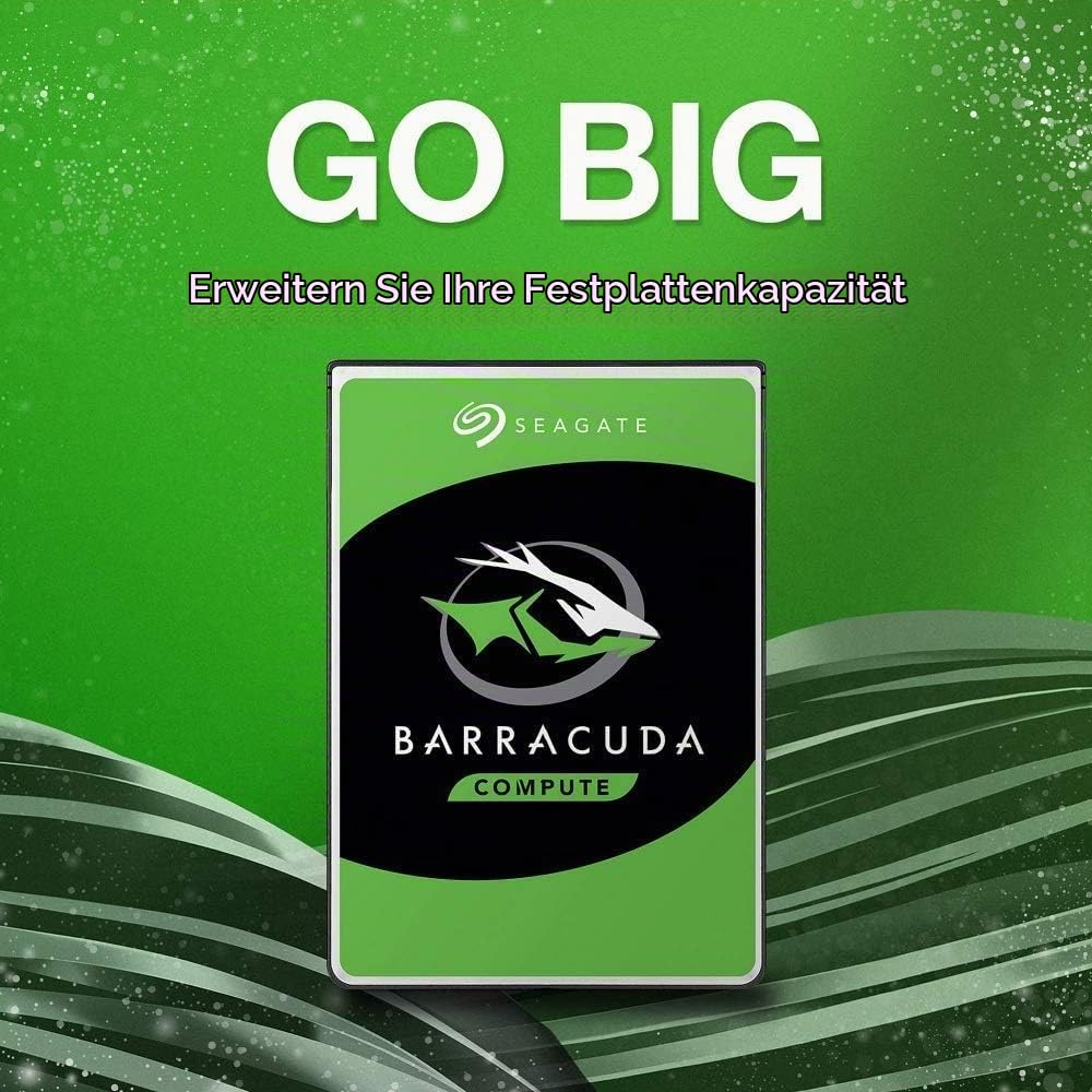 Seagate Barracuda Pro 12 TB ST12000DM0007 intern Festplatte (8, 9 cm (3, 5 Zoll), 7200 u/min, 256 MB Cache, SATA 6 Gb/s, Silber) (Generalüberholt)