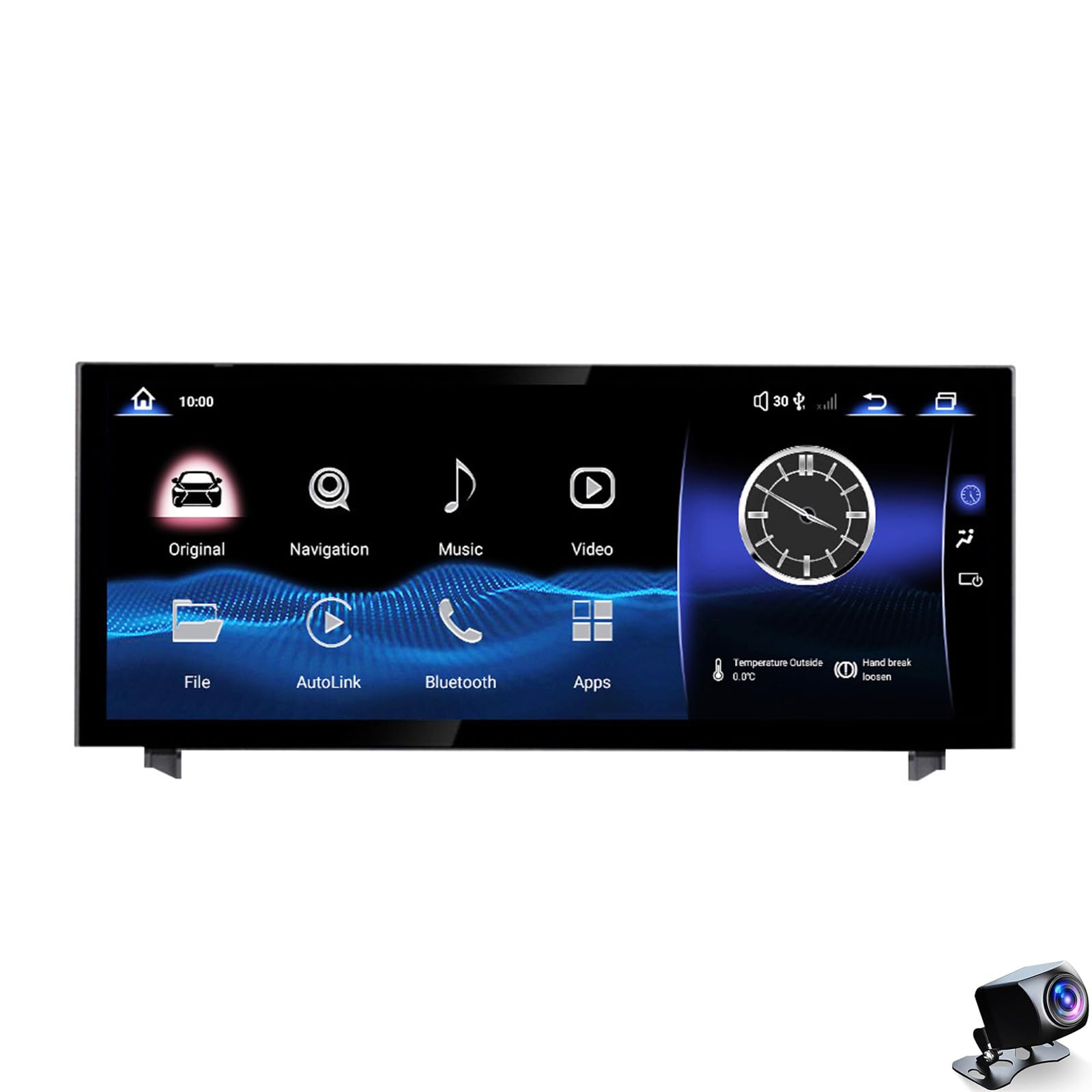 LiteGauge 10.25 inch 1920x720 Touch Screen Car Radio GPS Navigation for Lexus IS250 IS300 IS300H IS350 IS200T F Sport RC300 RC300H RC350 RC200T RC F 2013-2018 Stereo(Size:8CORE 8+256G,Color:A)