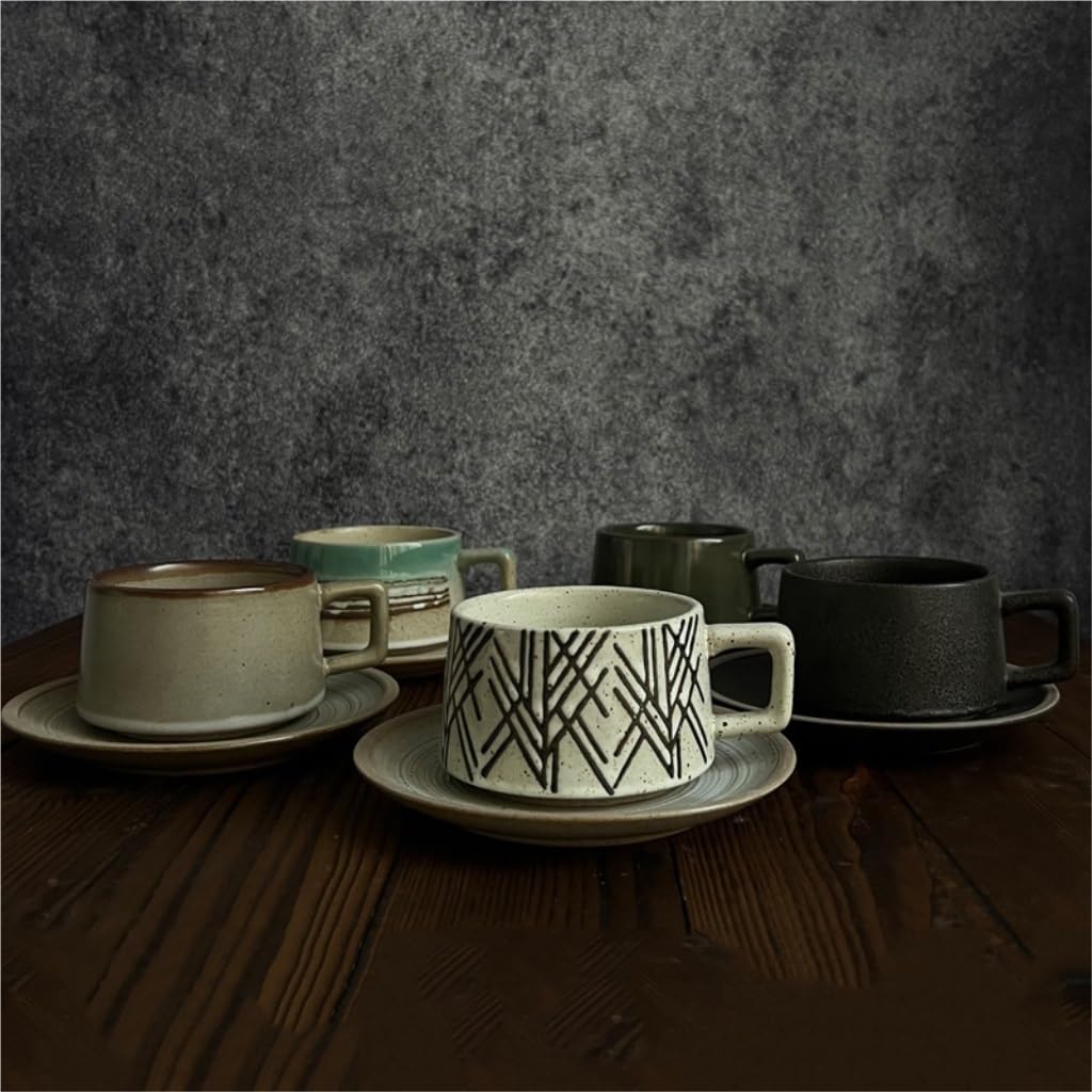 Herbata herbaty, Filiżanka ceramiczna, wysokiej klasy filiżanka do herbaty z mlekiem(5)