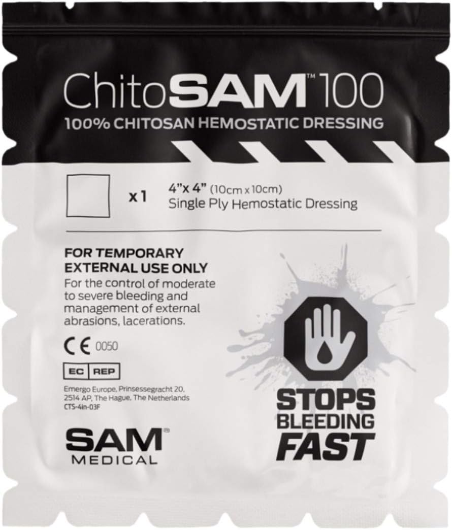 SAM Medical Haemostatic Trauma Dressing (10 x 10 cm)