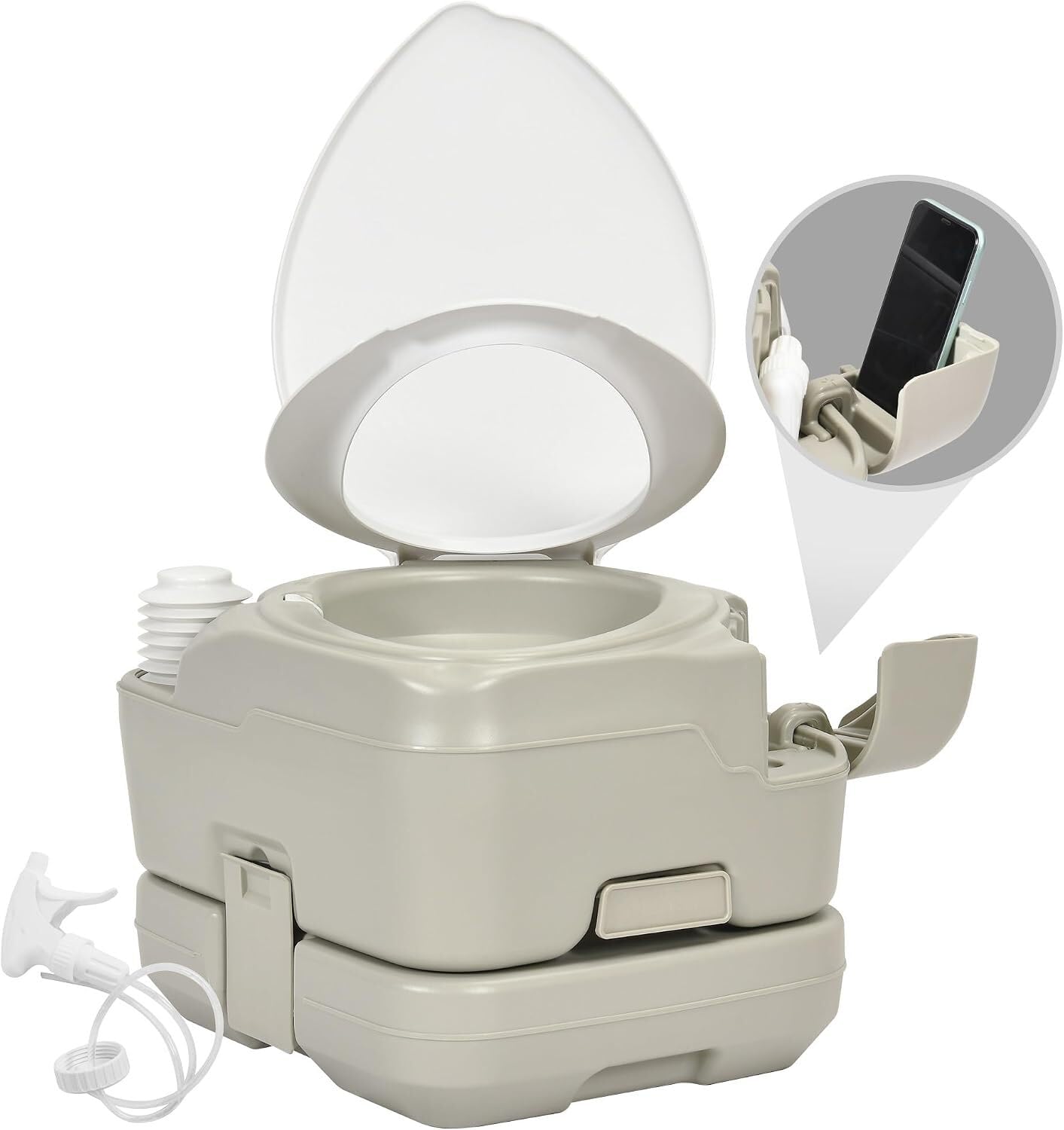 YITAHOME 5.3 Gallon Portable Travel Toilet RV Porta Potty
