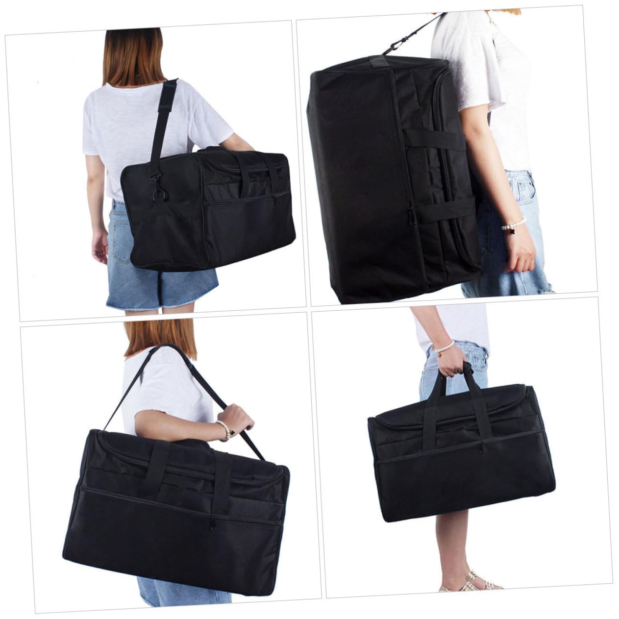 QUMIIRITY Heavy Duty Drum Carrying Bag Oxford Cloth Storage Pouch with Padding Lightweight and Durable for Travel and Musicians Fits Various Drum Types