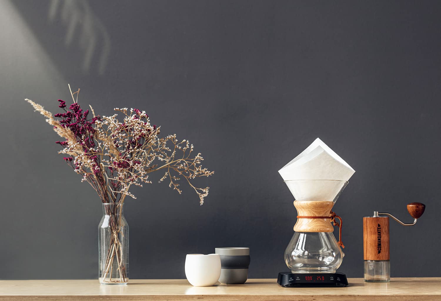 ETA Digitale Kaffeewage Artista I 3 Wiegemodi I LED Display I 0.1g Genauigkeit I Timer I 3kg Max I Tare Funktion