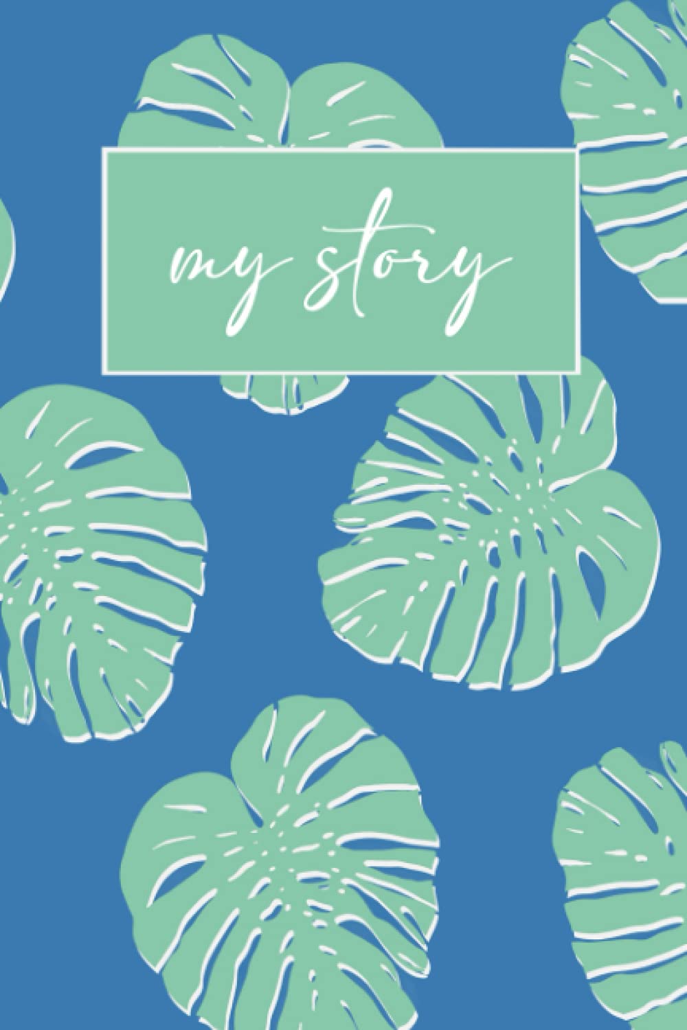 My Story Blank Journal | Cute Notebook | Ruled lines | White Paper & Glossy Cover