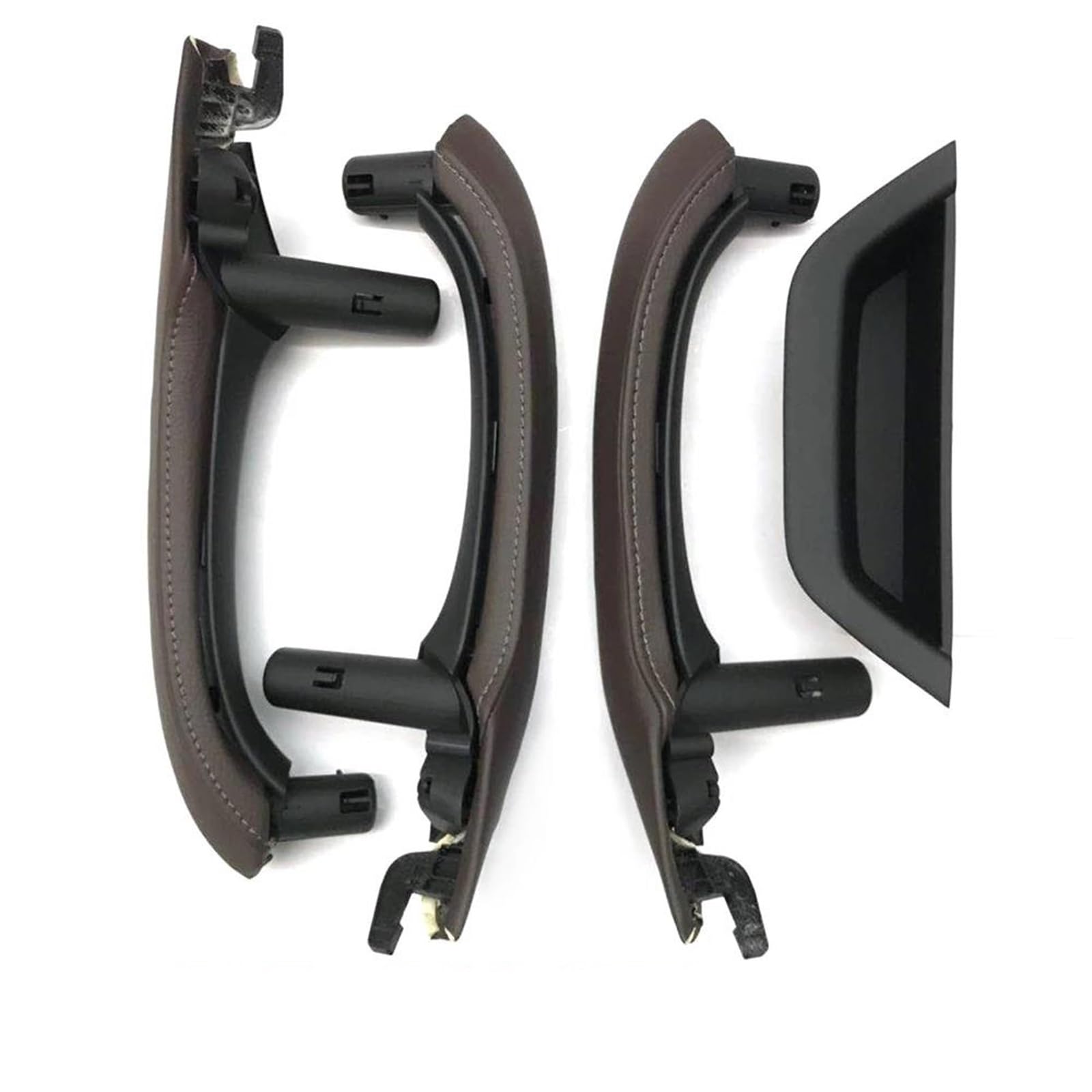 Lvxvmozeok One Color Interior Door Handle Armrest For X3 For X4 For F25 For F26 2010-2016 Left Right Driver Car Interior Door Pull Handle Cover Set Assembly(Rhd Set Moka)