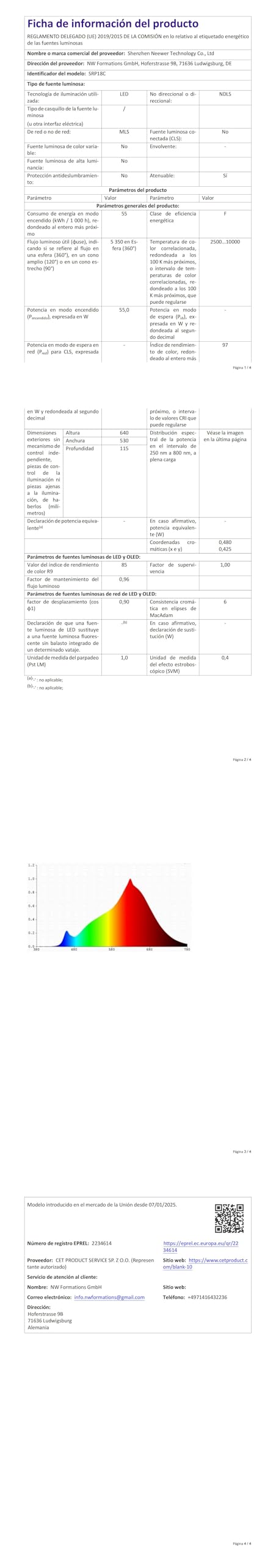 NEEWER SRP18C RGB LED zestaw świateł pierścieniowych, ultra smukły zestaw, sterowanie za pomocą aplikacji z odwracanym światłem, stojak, uchwyt na telefon, głowica kulowa, 2500 K – 10000 K, CRI