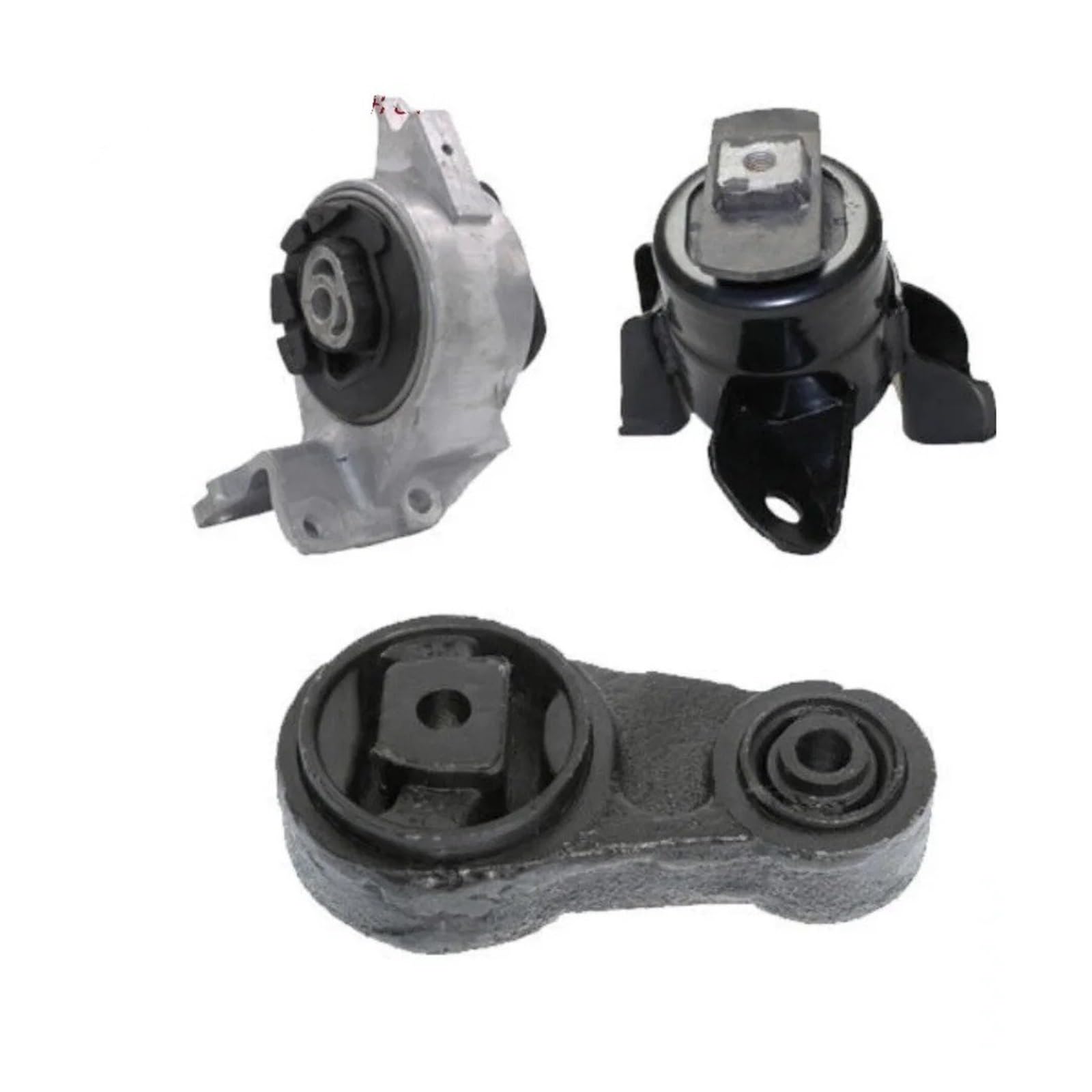 Nokrgqw One Color For Fusion 2.5L/ 2010 For Mercury Milan 2.5L 2010-2012 8H6z6038a 9E5z6038f 9E5z6038h 3Pcs Engine Motor & Trans Mount Car Engine Mounts