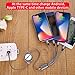 SDBAUX Retractable Multi USB Charging Cable 3A, 4 in1 Fast Charger Cord Connector with Dual Phone/Type C/Micro USB Port Adapter, Compatible with Tablets/Samsung Galaxy/Google Pixel and More(2 Pack)