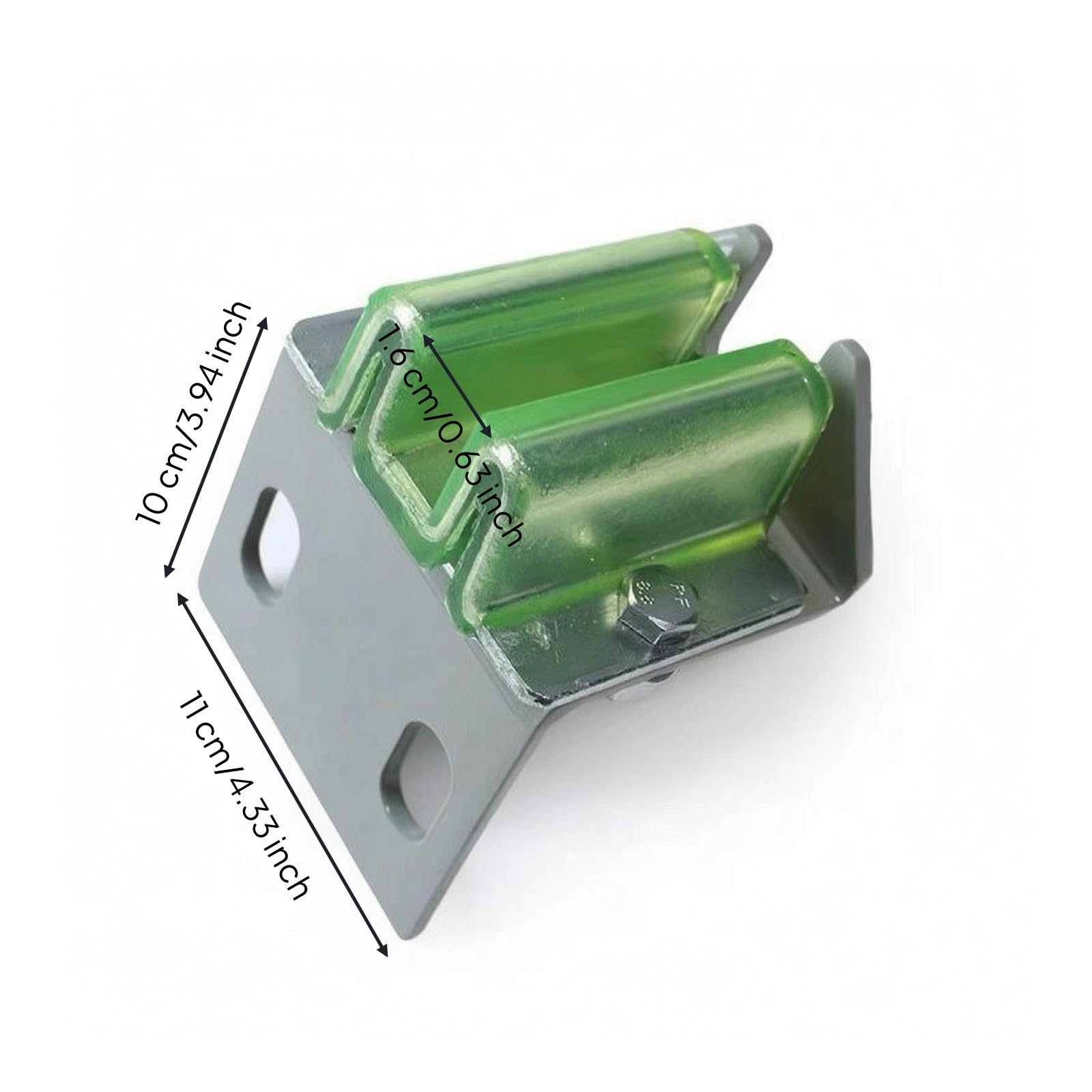Ensemble Guide-Rail WM Translucide Patin Guidage à Équerre Compact Pièce Industrielle, 16mm, Entraxe 70mm Trou Oblong