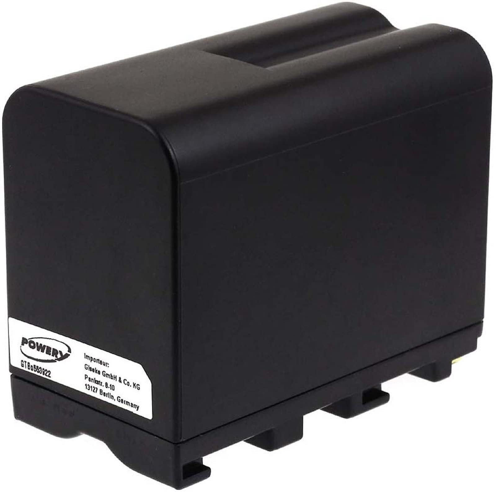 Batterie rechargeable pour caméscope Sony DCR-TRV125E 6600mAh Noire, 7,4V, Li-Ion