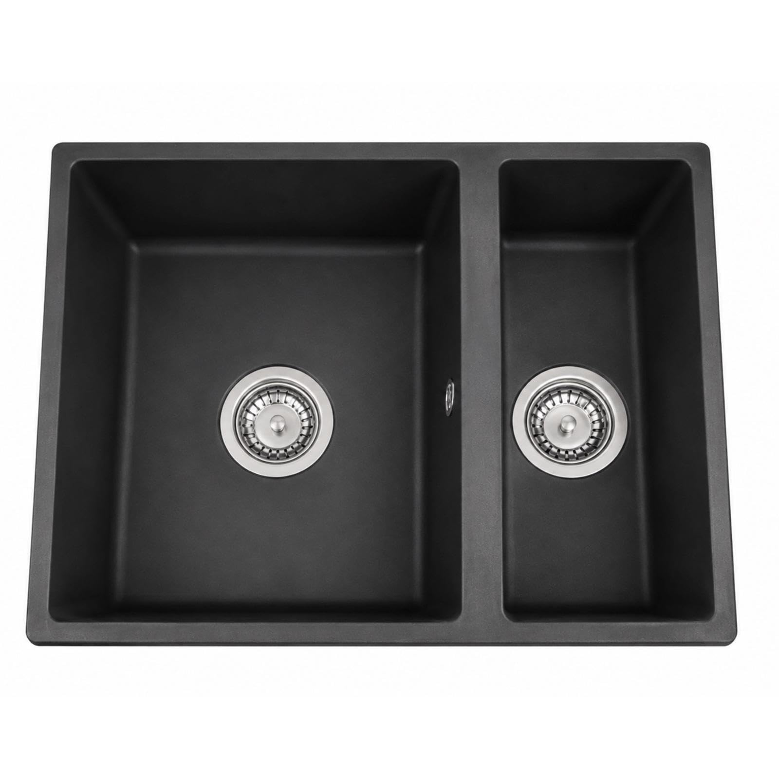 Liquida UND15GR 1.5 Bowl Dark Grey Undermount or Inset Kitchen Sink 560 x 440mm